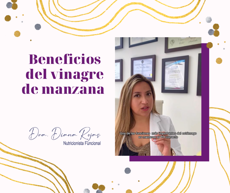 Propiedades del vinagre de manzana- Nutricionista Funcional Diana Rojas